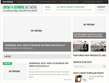 Tablet Screenshot of growthhormonenetwork.com
